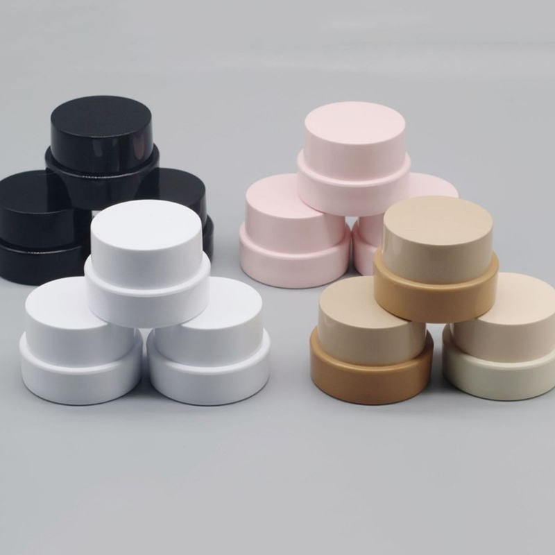  5g white opaque bottle  nail oil glue PP packaging jar