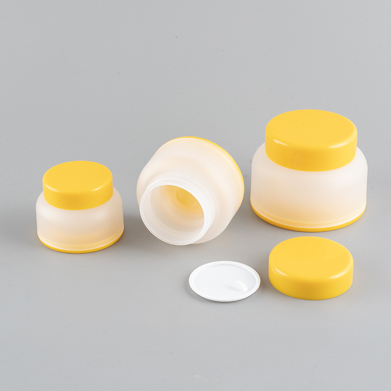 Double-layer 50g, 100g, 120g frosted cream PP bottle plastic packaging jar
