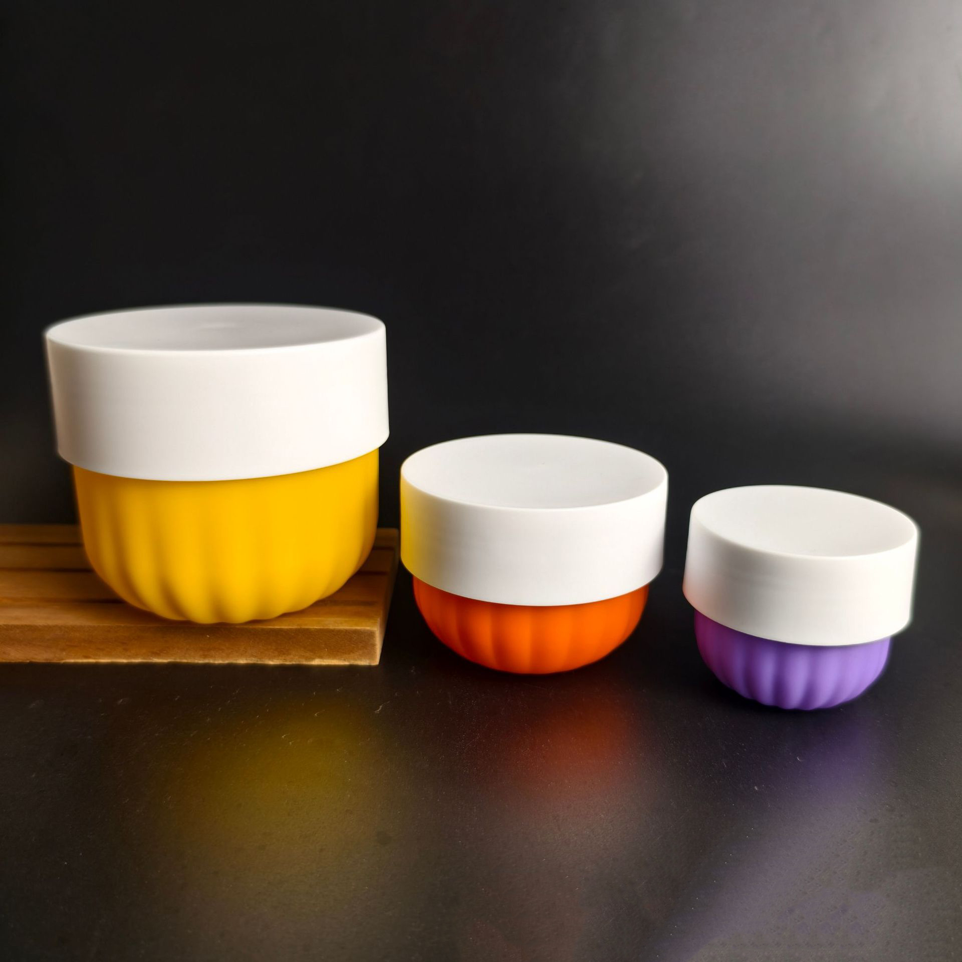 50ml 100ml 300ml bowl shaped wide mouth cream jar round bottom face cream jar