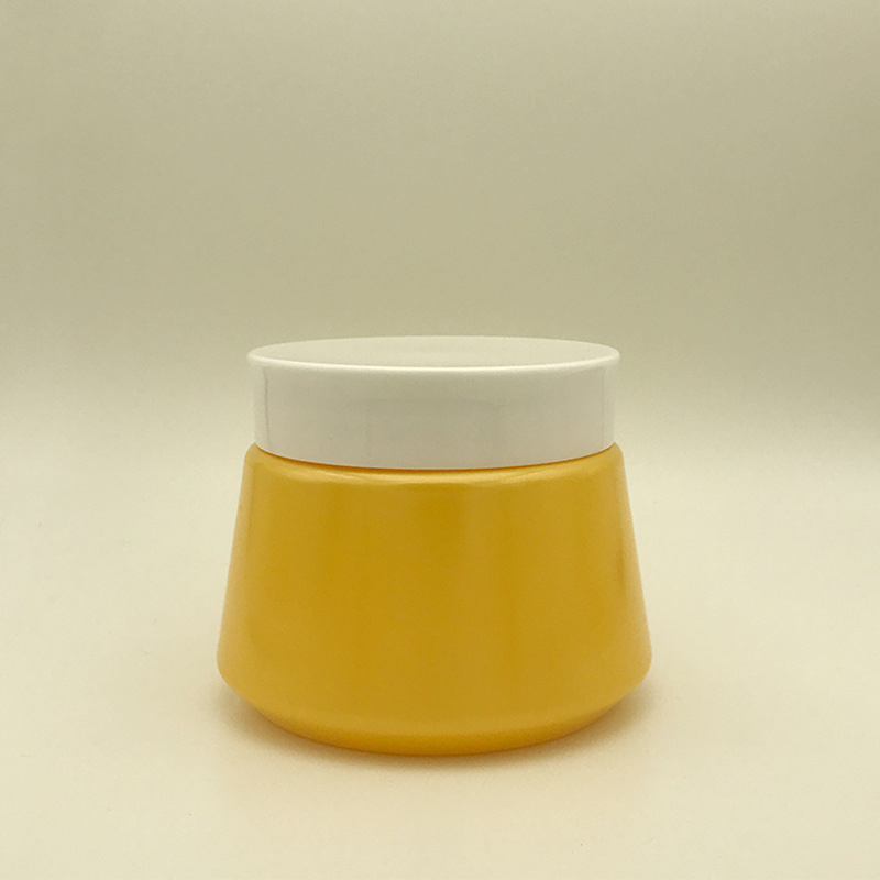 Large capacity 500g cream jar pet plastic packaging hair mask conditioner jar