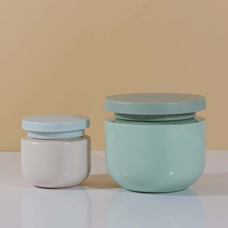 Wholesale 60g 100g 300g talcum powder container facial mask cream jar