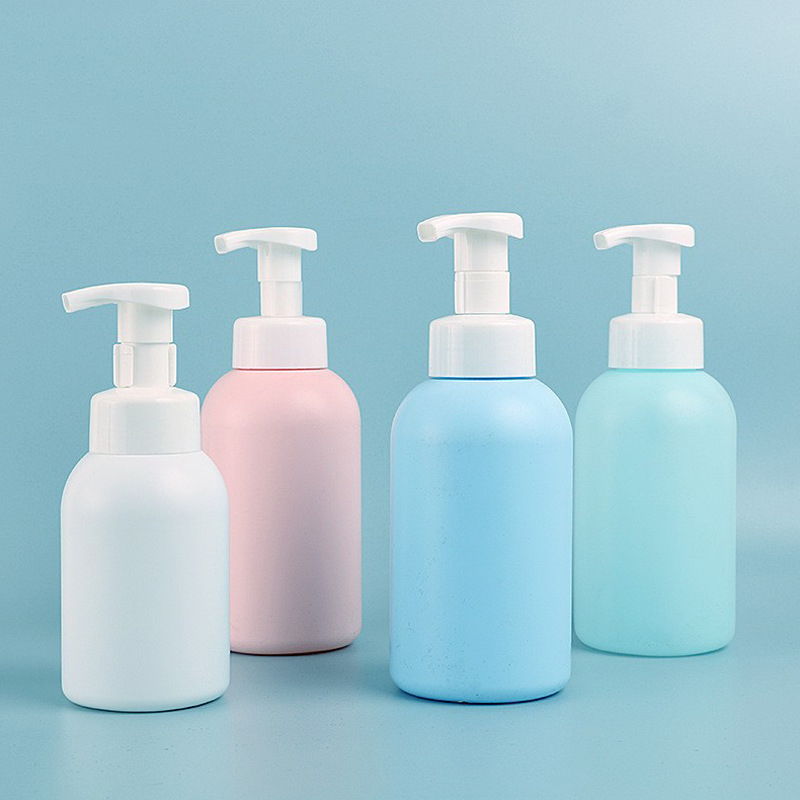 500ML PE plastic foam bottle facial cleansing mousse foaming bottle