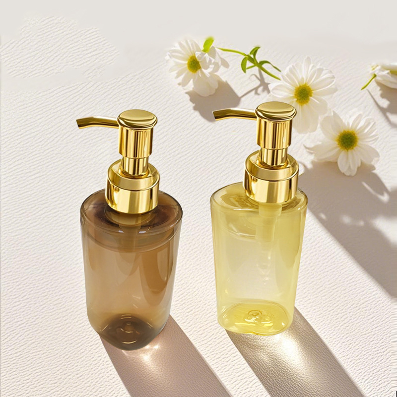 150ML 200ML300mL shampoo bottle PET body lotion bottle Press bath gel makeup remover oil bottle