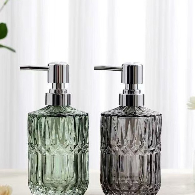 Hot selling glass lotion bottle hotel body wash bottle Press soap bottle 