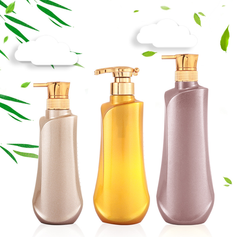 Pet plastic press wash bottle 500ml hand sanitizer bath gel lotion bottle