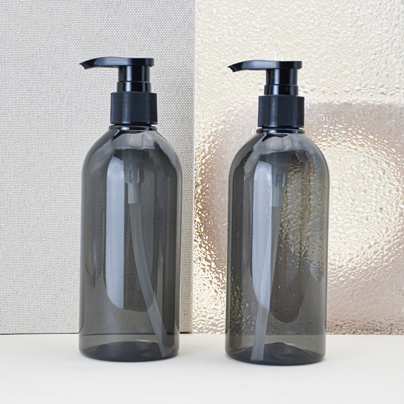 280ML color transparent plastic bottle lotion press bottle shampoo bottle shower gel empty bottle hand sanitizer bottle