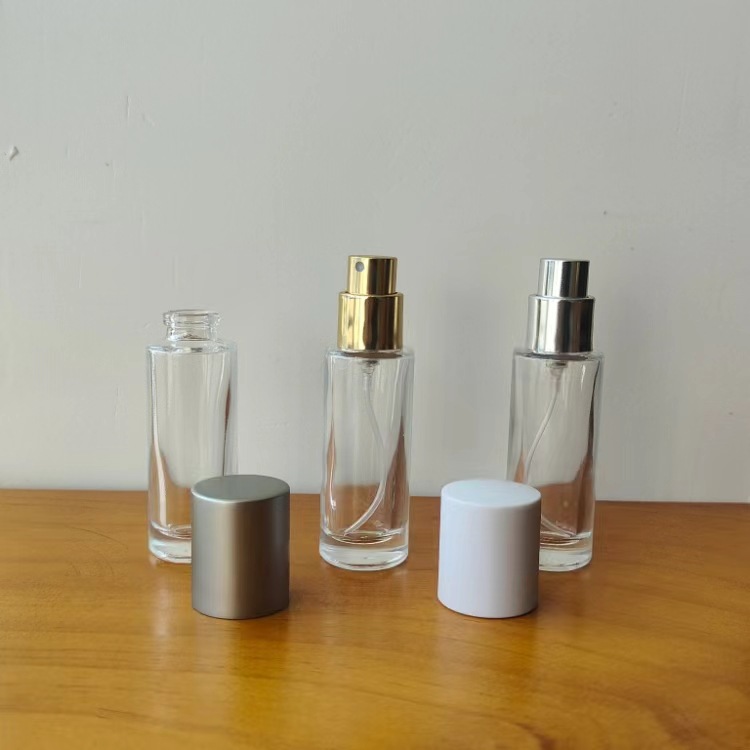 10ml transparent round bayonet perfume bottle Fragrance separate bottle Glass spray bottle Portable press sample empty bottle