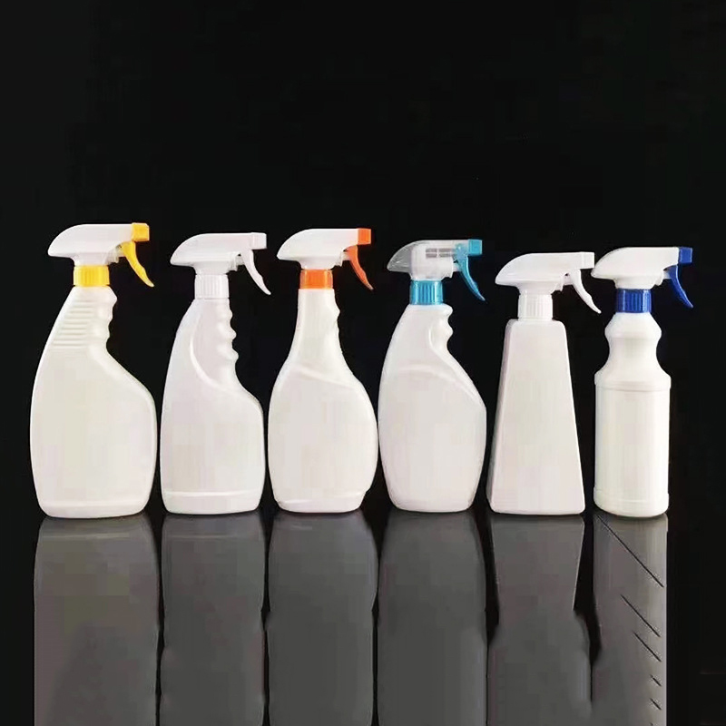 Manufacturers 500ml PE cleaning spray bottle alcohol disinfection spray garden watering spray plastic bottle